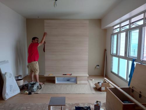 Scandinavian Living Room at 633 Senja Road #31