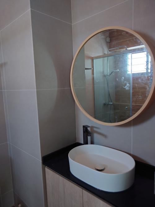 Scandinavian Bathroom at 633 Senja Road #31