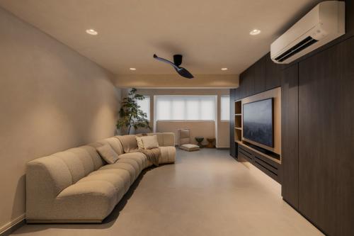 Contemporary Living Room at 149 Tampines