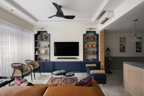 Eclectic Living Room at Coco Palms