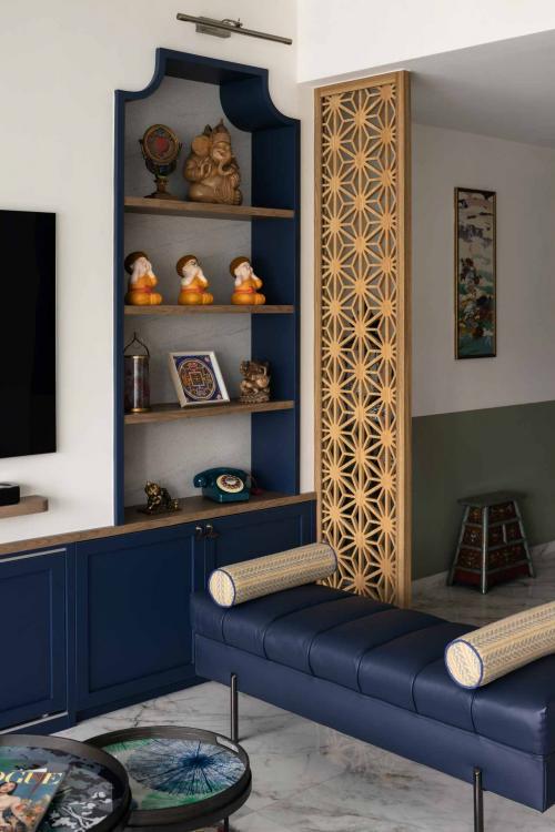 Eclectic Living Room at Coco Palms