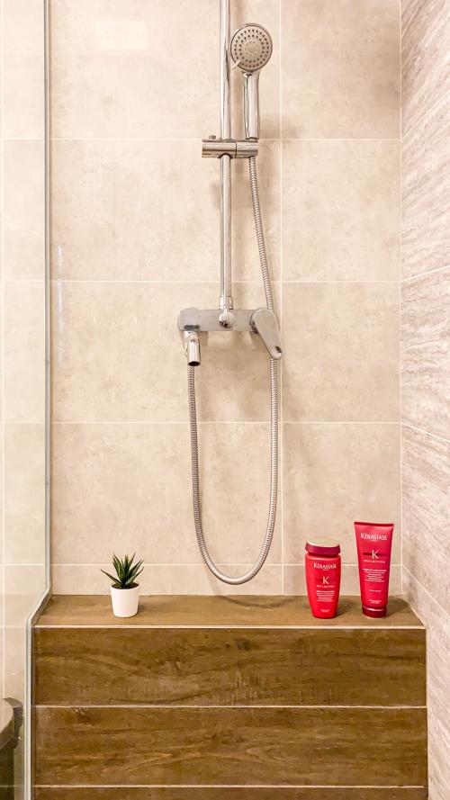 Contemporary Bathroom at 4-Room HDB Modern Contemporary