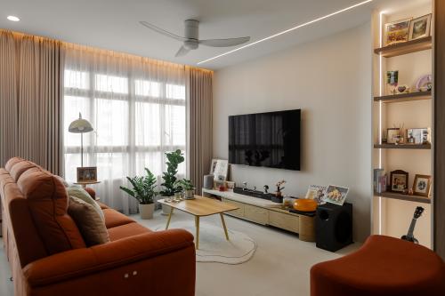 Modern Living Room at 660C tampines st 65