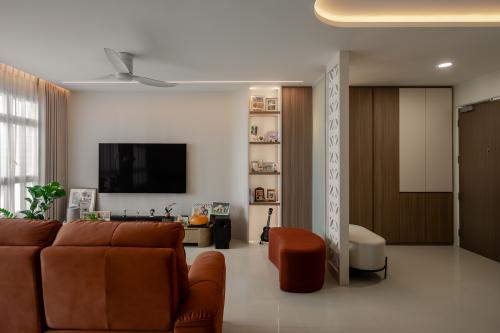 Modern Living Room at 660C tampines st 65