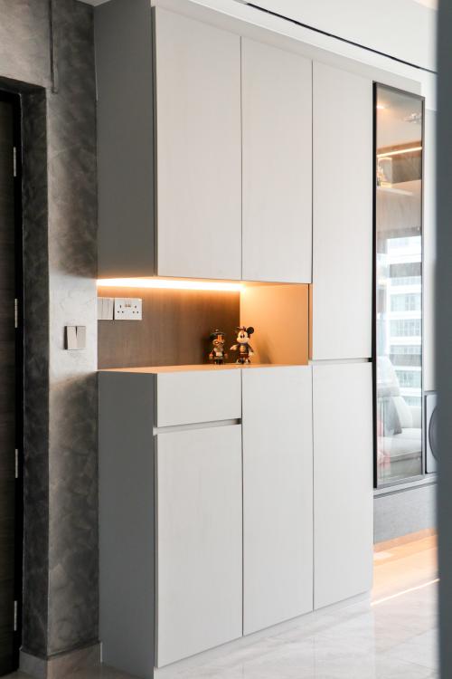 Modern Living Room at 165 Punggol Central