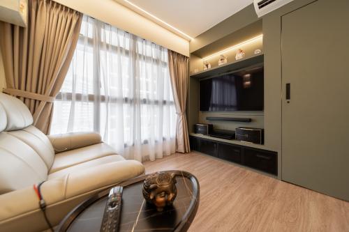 Contemporary Living Room at 228B Tengah Drive