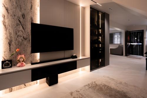 Contemporary Living Room at Bishan st 22