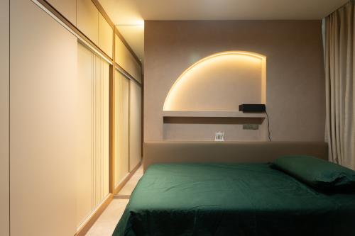 Modern Bedroom at One Amber