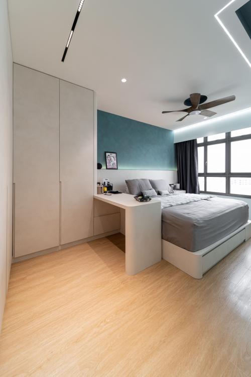 Eclectic Bedroom at 401F Fernvale Dew