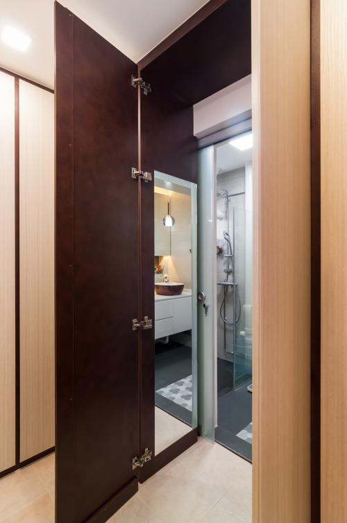 Scandinavian Bathroom at 714 Ang Mo Kio Ave 6