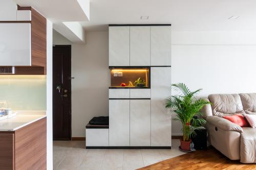 Scandinavian Living Room at 714 Ang Mo Kio Ave 6