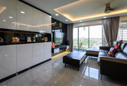 Modern Living Room at 338A  Anchorvale Crescent