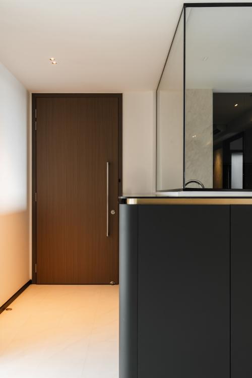 Contemporary Foyer at Vue 8 Residence