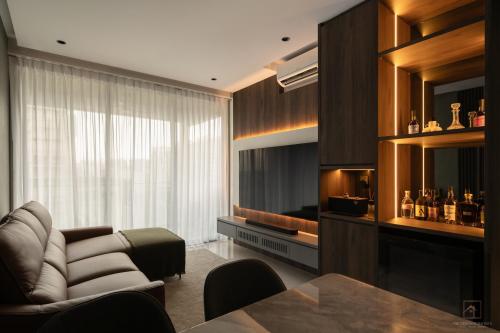 Contemporary Living Room at 37 Pheng Gek Ave (Sennett Residences)