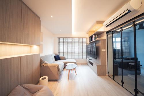Scandinavian Living Room at 614B Tampines North