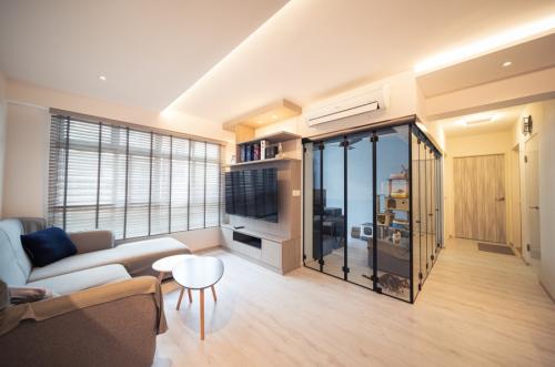 Scandinavian Living Room at 614B Tampines North