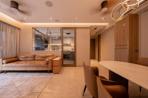 Modern Living Room at 4 Bedroom Condo @ Parc Canberra