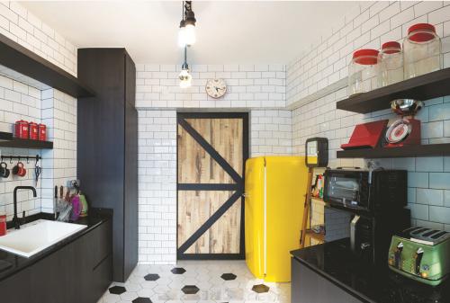 Scandinavian Kitchen at Falling into Place