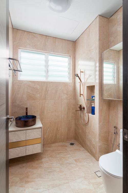 Asian Bathroom at Ripley Crescent