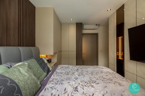 Modern Bedroom at 82 Anchorvale Crescent Ola Condominium