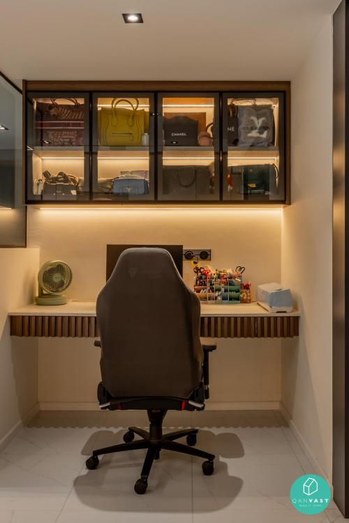 Modern Home Office at 82 Anchorvale Crescent Ola Condominium