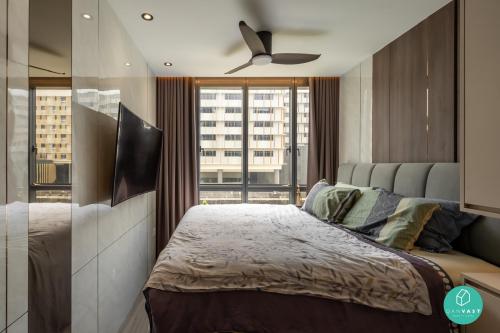 Modern Bedroom at 82 Anchorvale Crescent Ola Condominium