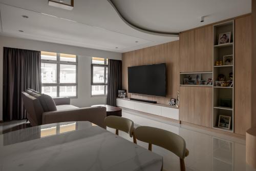 Scandinavian Living Room at 219A Tengah Garden Walk