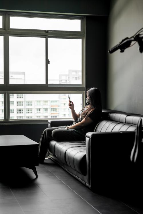 Industrial Living Room at 622C Punggol Central