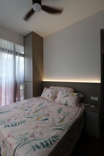Contemporary Bedroom at 3 Bedroom Condo @ Phoenix Residences