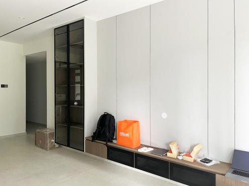 Minimalist Living Room at View At Kismis