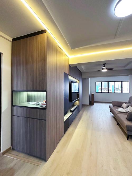 Modern Living Room at Kallang Basin