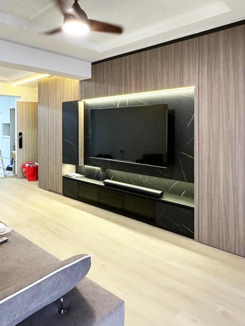 Modern Living Room at Kallang Basin