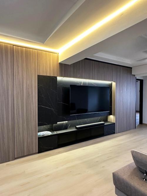 Modern Living Room at Kallang Basin
