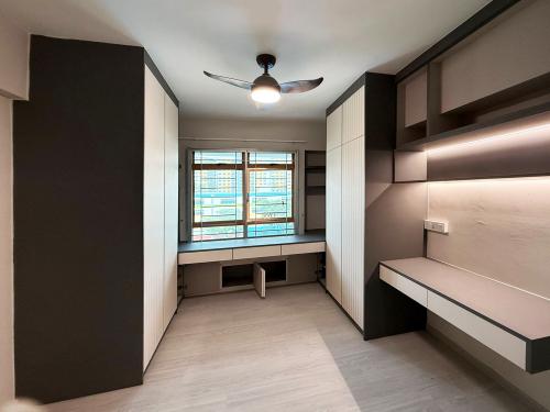 Minimalist Home Office at Anchorvale Gardens
