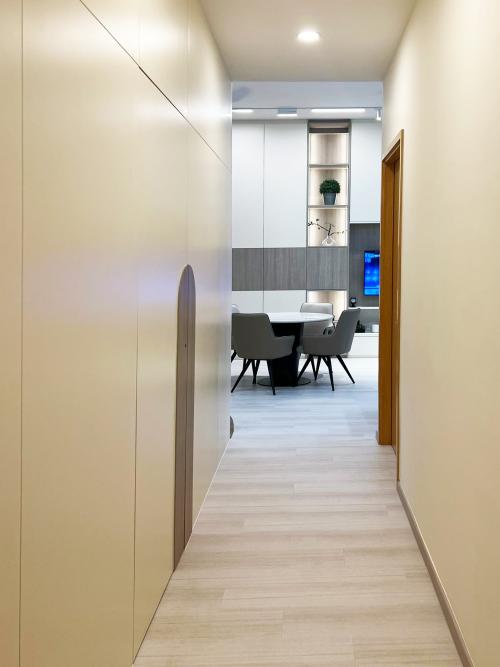 Modern Hallway at Hillion Residences