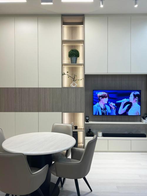 Modern Living Room at Hillion Residences