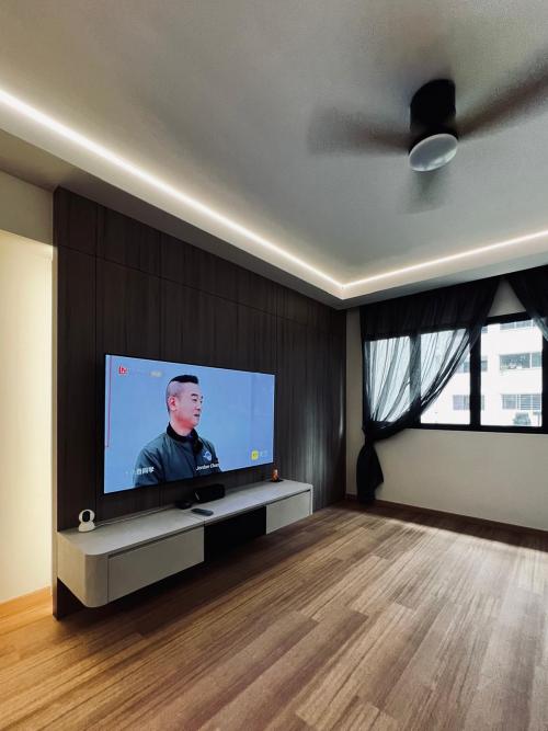 Modern Living Room at Bishan