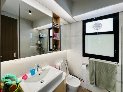 Modern Bathroom at Punggol Point Crown