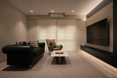 Modern Living Room at 7 Geylang Lorong 39 (Sims Residences)