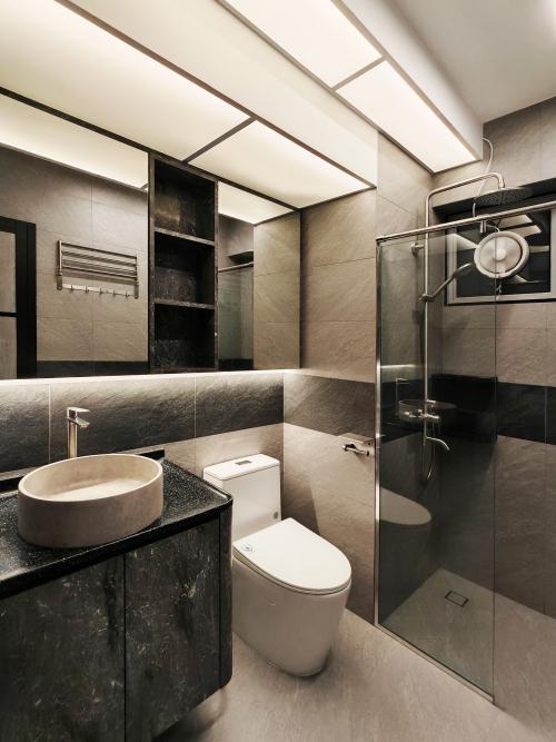 Asian Bathroom at Punggol Parcvista