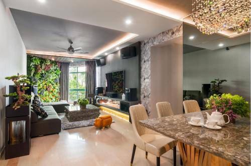 Modern Living Room at The Hillside