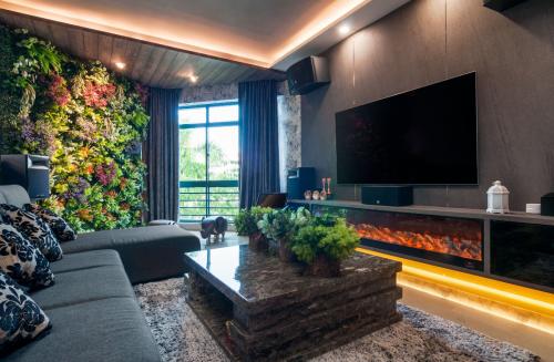 Modern Living Room at The Hillside