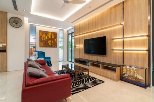 Asian Living Room at Jalan Senyum