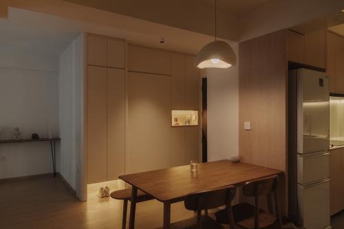 Scandinavian Dining Room at Punggol Point Cove