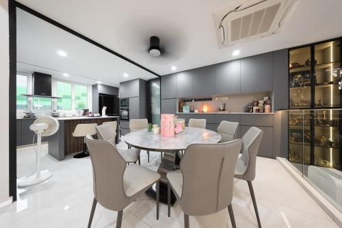 Contemporary Dining Room at Loyang Rise