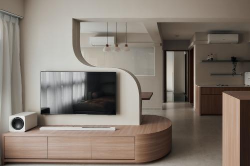 Modern Living Room at 466A Clementi Rd