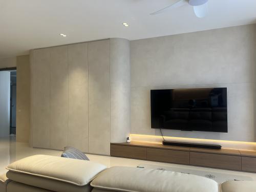 Modern Living Room at Treasure @ Tampines