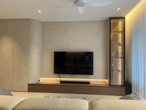 Modern Living Room at Treasure @ Tampines