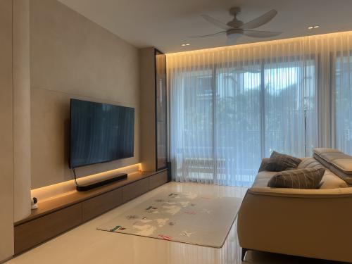 Modern Living Room at Treasure @ Tampines
