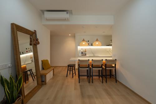 Contemporary Kitchen at Bedok Residence